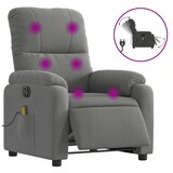 thumbnail of vidaXL Massagesessel Elektrisch Dunkelgrau Mikrofasergewebe