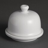 thumbnail of Gastronoble Olympia Whiteware Butternapf mit Deckel 4,3cl