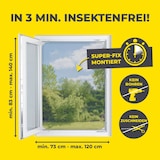 thumbnail of EASYmaxx Insect Protect - Teleskop-Insektenschutzgitter - weiß - 2er-Set