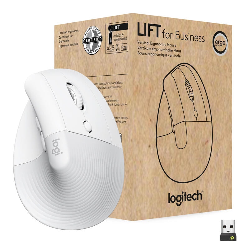 Logitech Ascensore per il mouse senza fili Rf di affari + Bluetooth 910-006496