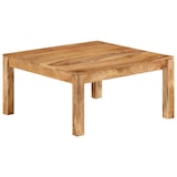 thumbnail of Table basse 80x80x40 cm Bois d'acacia massif Modèle Versailles Moderne