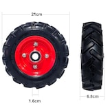 thumbnail of 2 ruedas para carretilla con cámara COSHANO  de goma, 8-2.5-4" eje de 200 x 60 mm, hasta 150 kg