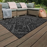 thumbnail of Polypropylen-Teppich für den Außenbereich 160 x 230 cm schwarz