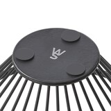 thumbnail of Buffetkorb, Ø 15 cm, Höhe 7,5 cm, schwarz pulverbeschichtet, Metall