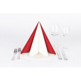 thumbnail of MANK XL Airlaid Serviette in Bordeaux, 48 x 48 cm, 1/4 Falz, 50 Stück - Uni Neutral Basic