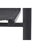 thumbnail of Tarrington House Silla apilable, tapizado Amberes, aluminio/textil, gris