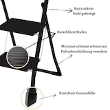 thumbnail of Rijoka Keukentrap Inklapbaar 3 Treden – Huishoudtrap – 150kg Draagkracht – Anti-slip treden – Zwart