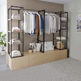 thumbnail of Portant vêtements bois et métal KLEID - Lot de 2