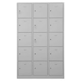 thumbnail of PROREGAL Schließfachschrank Falcon | Large | HxBxT 190x119x45 cm | Zylinderschloss | Grau