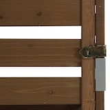 thumbnail of XL Habillage de poubelle pour 1/2 personnes Extension HWC-H62, Box pour poubelles, 114x67x97cm bois massif ~ brun foncé