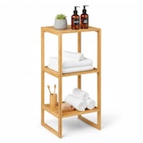 thumbnail of Estante modular em bambu com 3 níveis Canoply 84x35.1x33.5cm Natural Thinia Home