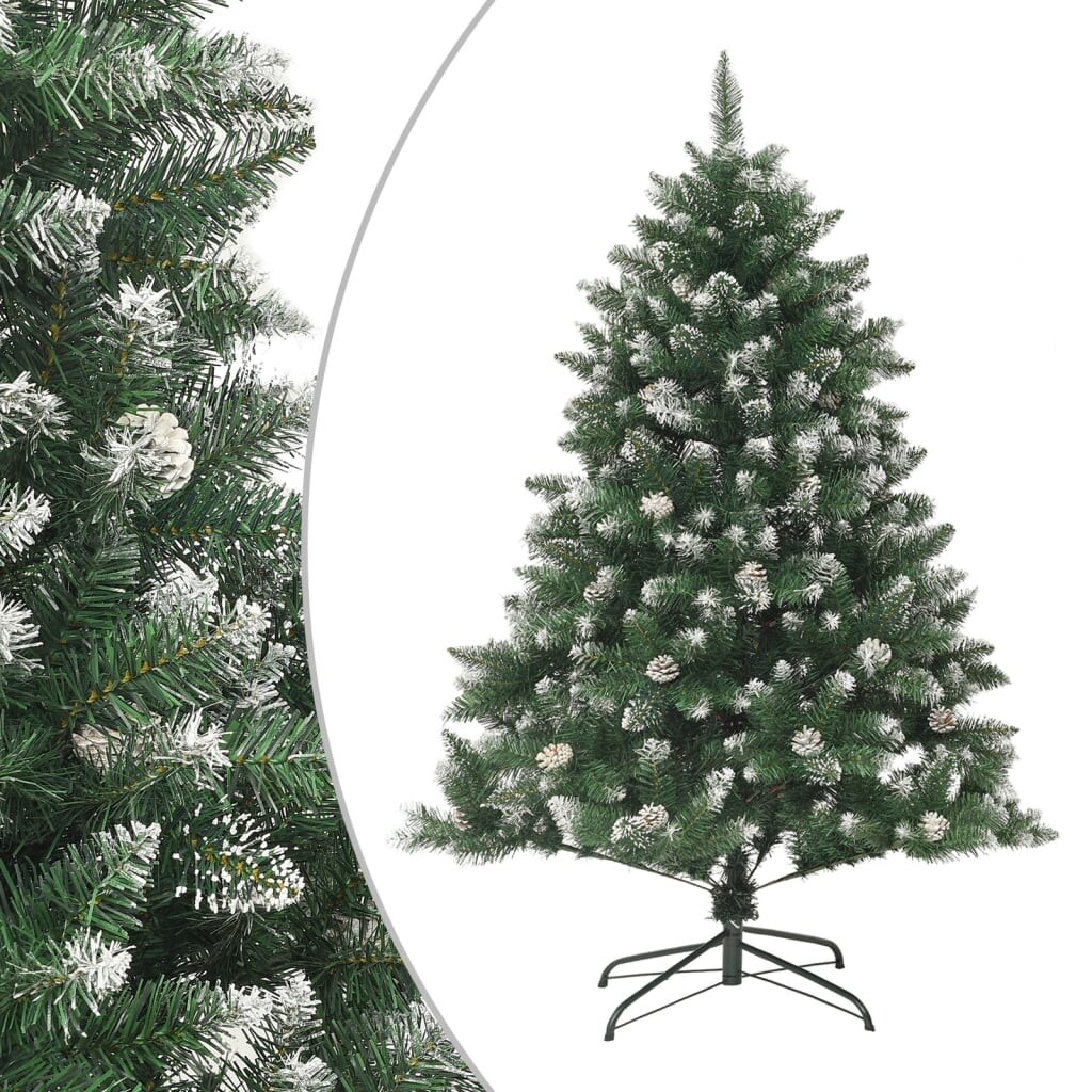vidaXL Künstlicher Weihnachtsbaum mit Ständer 120 cm PVC