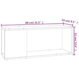 thumbnail of vidaXL TV-Schrank Betongrau 80x24x32 cm Holzwerkstoff