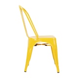 thumbnail of Chaises bistro en acier Bolero jaunes (lot de 4)