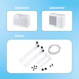 thumbnail of Unold Mobile Split Klimaanlage 5K 86320 - 5000 BTU leise 44 dB Caravan 3in1