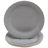 thumbnail of Pronappe 79218I 25x 20 runde Pappteller, 23 cm - Grau