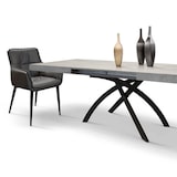 thumbnail of VEGA sedia moderna in ecopelle cm 43 x 63 x 86 h colore Antracite