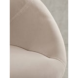 thumbnail of Esszimmerstuhl Samt Beige Küchenstuhl mit goldenen Beinen, Schalenstuhl Stoff / Metall, Design Polsterstuhl, Stuhl Esszimmer