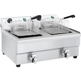 thumbnail of Royal Catering Freidora eléctrica doble - 2 x 16 L con grifo de vaciado