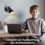 thumbnail of ARTE LAMP Wandleuchte Innen mit schwarzer Metall-Lampenfassung und -Lampenschirm für Flur – Spotleuchten