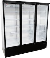 thumbnail of Romux® Glastürkühlschrank MC 1150 Liter 3 Türen Belüftet | Professioneller Getränkekühlschrank mit Glastür & LED