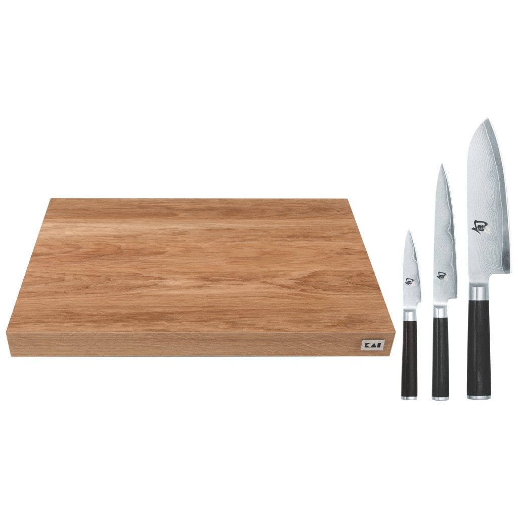 KAI Shun Set Kochmesser + Schneidbrett