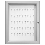 thumbnail of Danieli Store | Armario para Llaves con 45 Ganchos Numerados | Caja para Llaves con Puerta de Acrílico Transparente y Fondo de Acero Lacado.