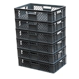 thumbnail of 6 Stück Bäckerkisten / Brotkisten 600 x 400 x 150 mm in Grau