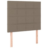 thumbnail of vidaXL Boxspringbett mit Matratze & LED Taupe 90x200 cm Stoff
