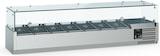 thumbnail of Gastro Aufsatzkühlvitrine Kühlvitrine Kühltheke 1200x335x435 mm 5x1/4GN