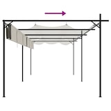 thumbnail of Pergola avec toit rétractable crème 589x292x230 cm Modèle AbriRoyal 197