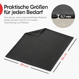 thumbnail of EVOCAMP Brandschutzmatte, 30x30 cm, hitzebeständig bis 982 °C – langlebig, reißfest und leicht, feuerfeste Unterlage für Küche, Ofen und Elektrogeräte