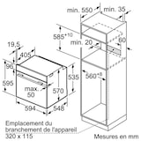 thumbnail of Siemens iQ500, forno de encastrar com suporte de vapor, 60 x 60 cm, aço inoxidável HR578G5S6