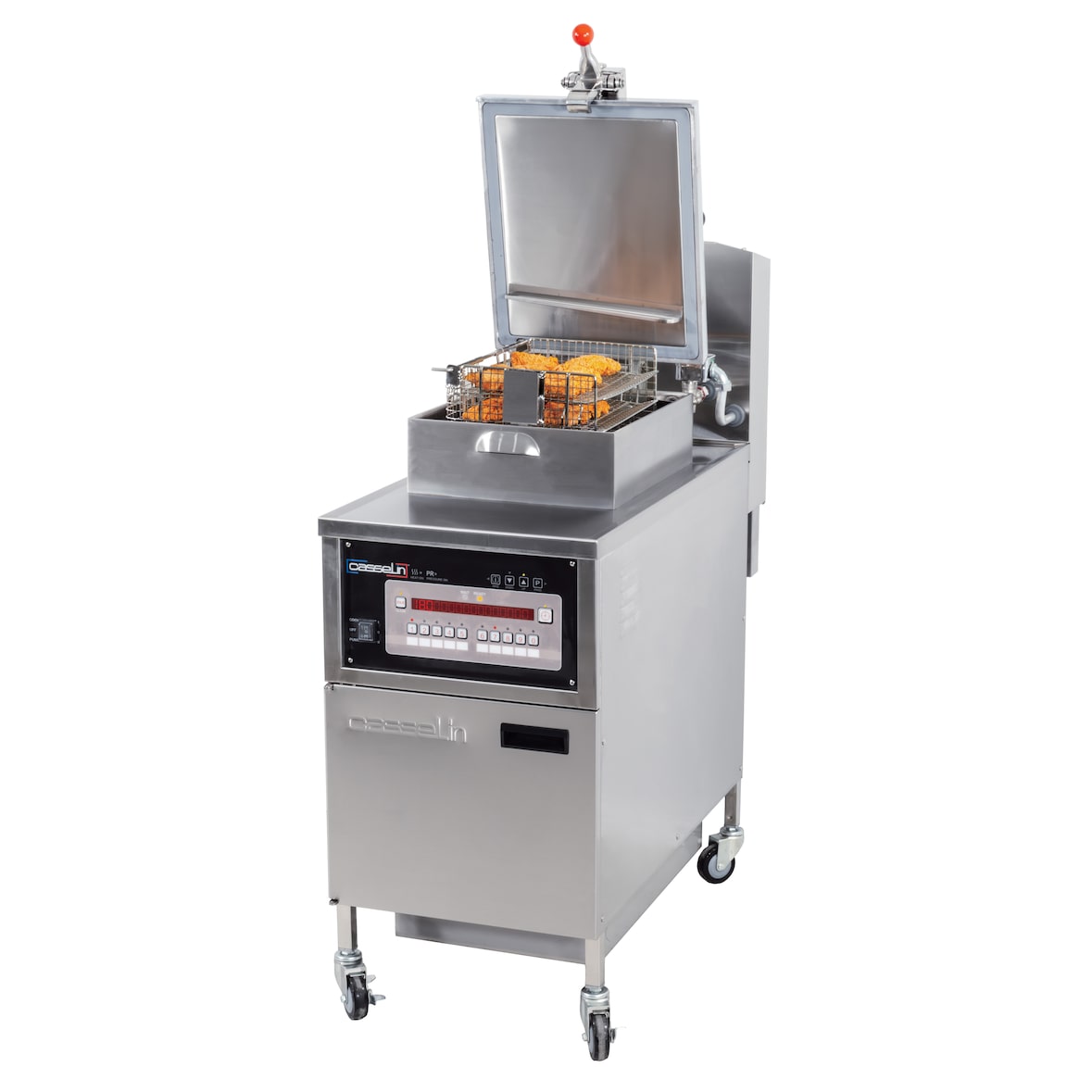 Elektrische Druckfritteuse mit Filterung 25 Liter CFEPF25 Casselin