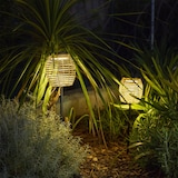 thumbnail of Lumisky Faro solare da attaccare BAVINA H72CM Polirattan Beige