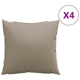 thumbnail of vidaXL Sofakissen 4 Stk. Taupe 60x60 cm Stoff