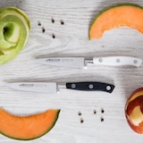 thumbnail of Arcos Cuchillo Tomatero, Hoja de Acero Inoxidable Forjado NITRUM 130 mm, Mango de Polyoxymethylene (POM), Color Negro