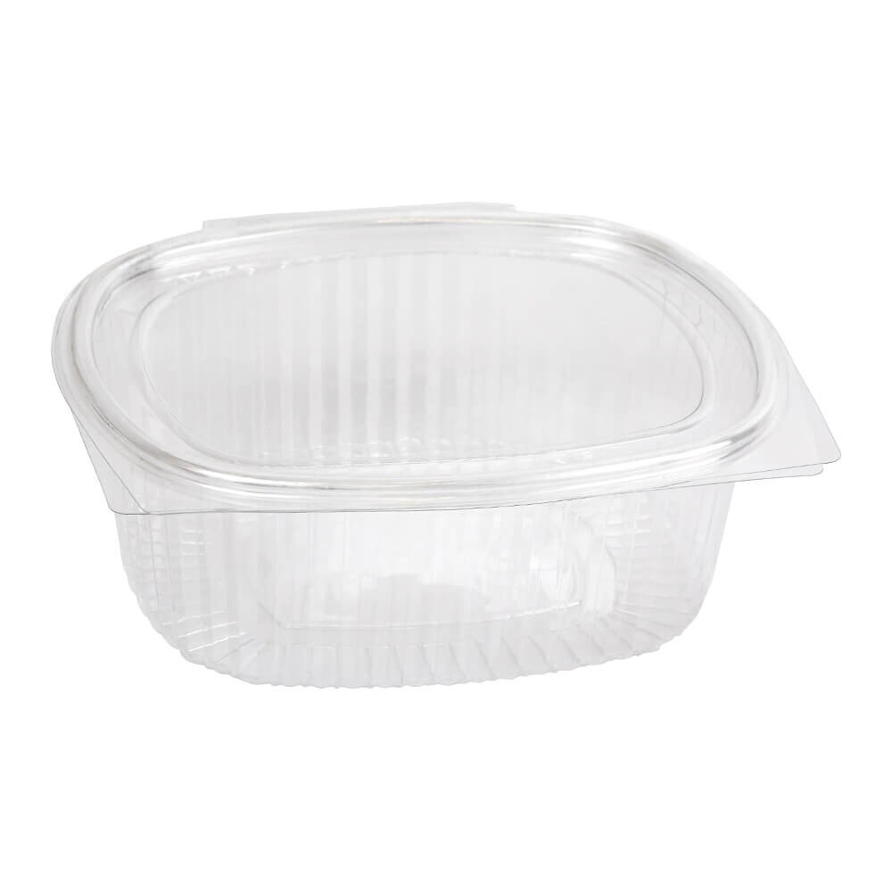 ENVASES DEL MEDITERRÁNEO · TARRINA BISAGRA OPS 500 cc (50 Uds.) · take away · restauración