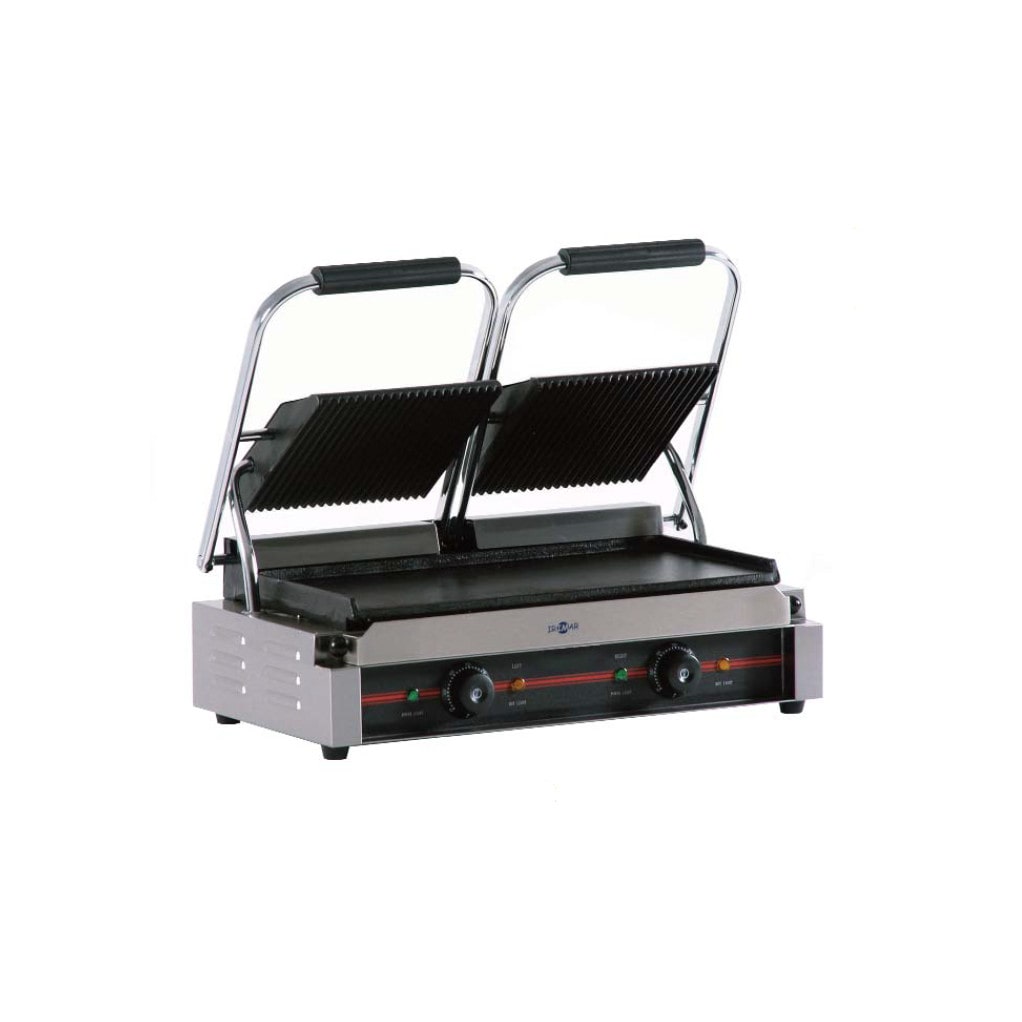 Plancha Grill eléctrica con placa Mixta Doble/Simple GR-475 M