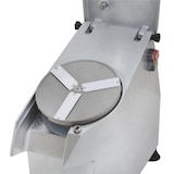 thumbnail of GastroHero Gemüseschneider I Elektrischer Gemüseschneider I 300 kg/h Leistung I 5 Scheiben Ø 2-7 mm I Aluminium I Gemüse-Cutter für Gastronomie