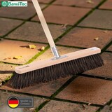 thumbnail of Stabiler Allzweck Arengabesen Arenga Besen 40cm Breit mit Stiel 140cm Lang nass- ölbeständig Straßenbesen mit Holzstiel für draussen