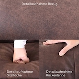 thumbnail of Fernsehsessel mit Aufstehhilfe, Relaxsessel mit elektrischer Liegefunktion, 2 Motoren, 120 kg belastbar, Mikrofaser, Kaffeebraun, Raburg Jan