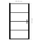 thumbnail of Helloshop26 - Douchedeur douchecabine baddeur badscherm badkamer interieur 91x195 cm zwart gehard glas 02_0003755