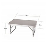 thumbnail of Mesa plegable de aluminio portátil 56 x 34 x 25 cm