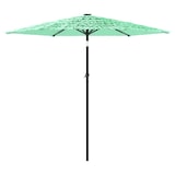 thumbnail of Helloshop26 - Sombrilla de jardín 223 x 223 x 213 cm protección solar y contra la lluvia diseño moderno poliéster verde 02_0056394