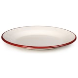 thumbnail of IBILI set 6 plato llano BORDEAUX acero esmaltado 28 cm 908128
