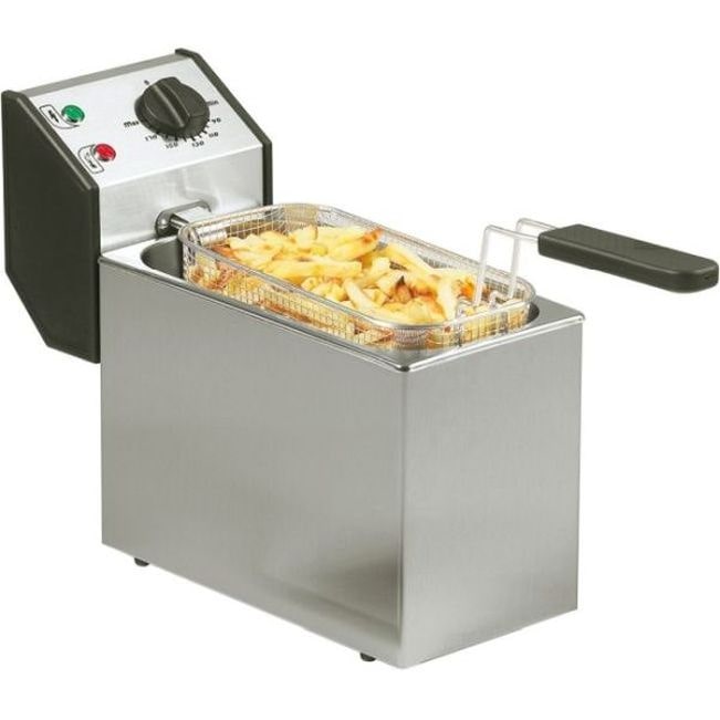 ROLLER GRILL frituurpan, 5 liter, afmetingen 190 x 425 x 320 mm (BxDxH)