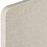 thumbnail of tectake Bureauscheidingswand Noisy met afgeronde hoeken - 160 x 40 cm, beige - 405118