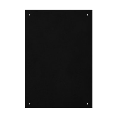 DECOR SERVICE Wand-Kreidetafel ohne Rahmen, schwarz, 55x80cm, 1 Stk.