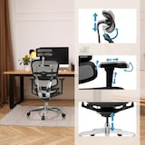 thumbnail of Bureaustoel / directiestoel ERGOHUMAN ULTRA GEN2 mesh zwart hjh OFFICE